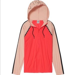 💖PINK VS Neon Candy Coral Full-Zip Anorak💖